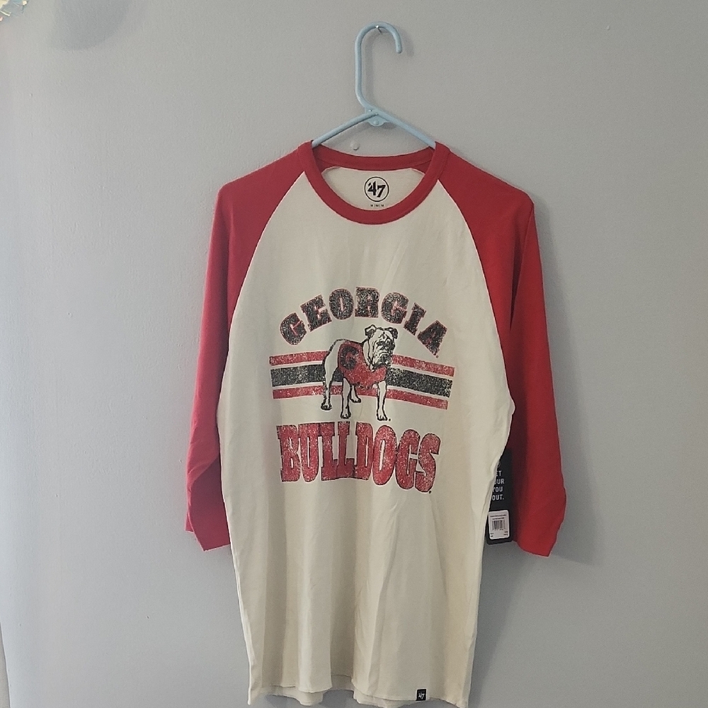 Georgia Bulldogs Raglan Shirt - Picture 1 of 4